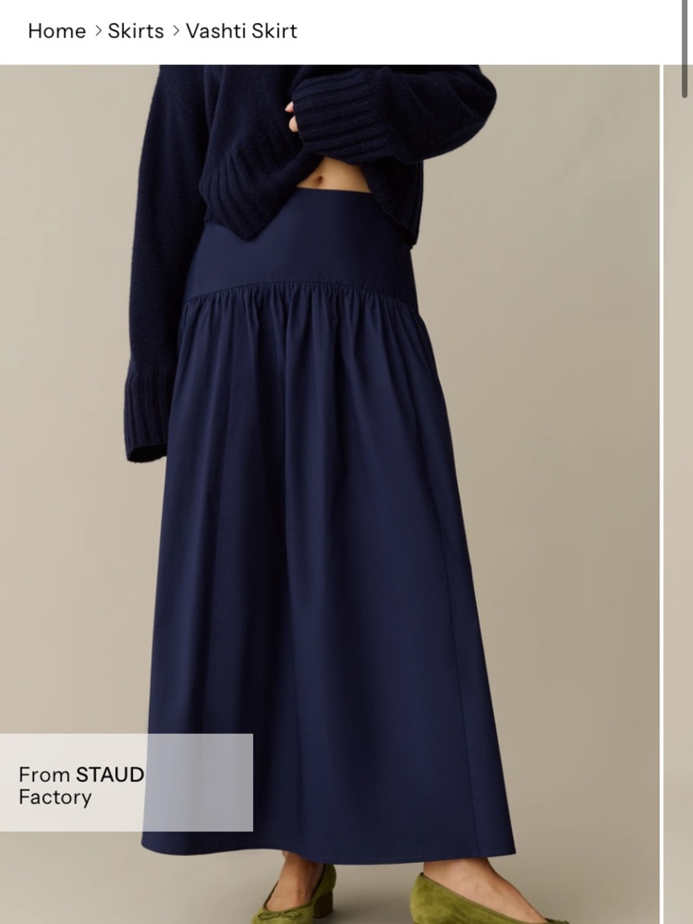 Few Moda VASHTI Skirt - Navy Size 10